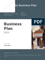 Charity Business Plan