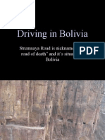 Driving in Bolivia: Stremnaya Road Is Nicknamed "The Road of Death" and It's Situated in Bolivia