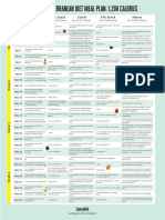 30 Day Med Diet 1200 Cals Printable