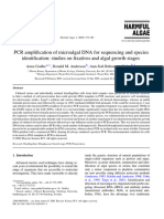 PCR Amplification of Microalgal DNA For Sequencing and Speci