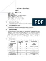 INFORME PSICOLoGICO CUMANIN AARON