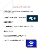 TRABAJO FINAL - Diagnostico y Mantenimiento de Implementos y Tren de Rodamiento Komatsu