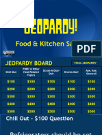 Food Kitchen Safety Jeopardy