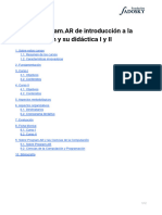 Programa Cursos Universitarios de Didactica de La Programacion I y II