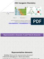 CHE1242 S Block Elements