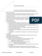 Electrochemistry