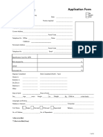 Crowe - Application Form