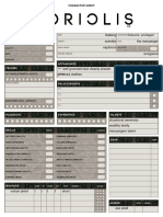 Coriolis CHR Form Fillable