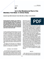 Clinical Article Canal Configuration in The Mesiobuccal Root of The Maxillary First Molar: A Clinical Study