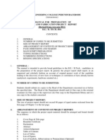 Design and Fabrication Project Report Format