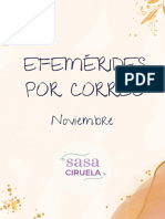 Noviembre - Efemérides Por Correo