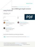 Simulation Study On NMOS Gate Length Var