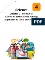 Science4 Q2 Mod9 Effects of Interactions Among Organism in Their Environment v2