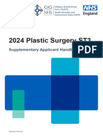 2024 Plastic Surgery - Supplementary Applicant Handbook 