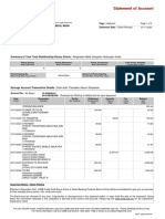 Statement of Account: NO.6A Kampung Tengah Tuie, 95500 Debak, Sarawak