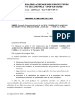 Demande D'immatriculation