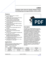 Integrated Stepper Motor Driver For Bipolar Stepper Motors With Microstepping and Programmable Current Profile