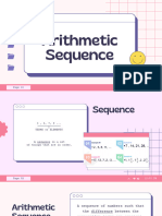 Arithmetic Sequence Series Mean