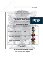 Planta Procesadora de Tomate Deshidratado-Equipo #1