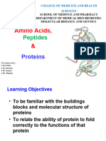 Amino Acid, Peptides and Proteins