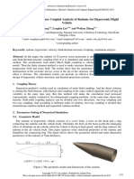 Fluid-Thermal-Structure Coupled Analysis of Radome For Hypersonic Flight Vehicle