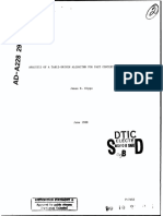 (A) - Analysis of A Table-Driven Algorithm For Fast Context-Free Parsing