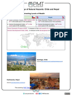 Earthquakes in Chile and Nepal