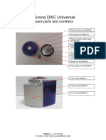 DAC Universal Spare Parts June 09 Sirona NR 1 - UK