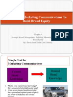 CH 6 Integrating Marketing Communications To Build Brand Equity