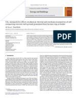 2.3. - TiO2 Nanoparticles Effects On Physical, Thermal and Mechanical Properties of Self Compacting Concrete With Ground Granulated Blast Furnace Slag As Binder