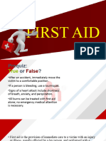 First Aid