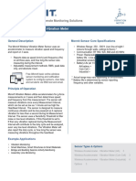 MDS 056 Accelerometer Vibration Meter Data Sheet