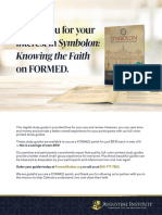 Symbolon Part 1 Knowing The Faith Study Guide PDF