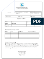 Centrifuge Maintenance Sop