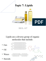 Topic 7 - Triglycerides