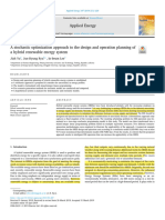 A Stochastic Optimization Approach To The Design and Operation Planning of A Hybrid Renewable Energy System