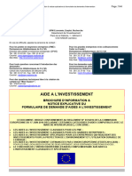 BELGIUSE - Région Wallonne - Aide À L'investissement Notice Explicative