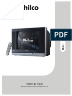 Manual Com Esquema TV Philco Ph14d