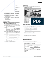 Synchronize2 TRB Worksheets Welcome Unit Standard Grammar