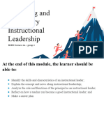 Instructional Leadership