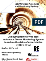 Remote Wire-Less Automatic Tunnel Monitoring System