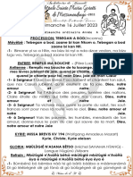 15ème Dimanche Ordinaire Année A 17hv