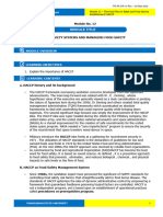 Study Guide 12 Risk Management The Food Flow