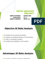 RATIO ANALYSIS Project