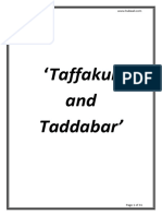 Taffakur and Taddabar