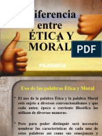 Diferencia Entre Ética y Moral