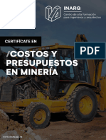 Costos y Ppto Mineria Brochure Noviembre