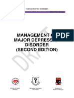 1) CPG Management Major Depressive Disorder (Second Edition)