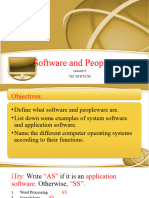 Lesson 5 Software and Peopleware