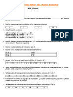 Actividades de Repaso Tema 4 Multiplos y